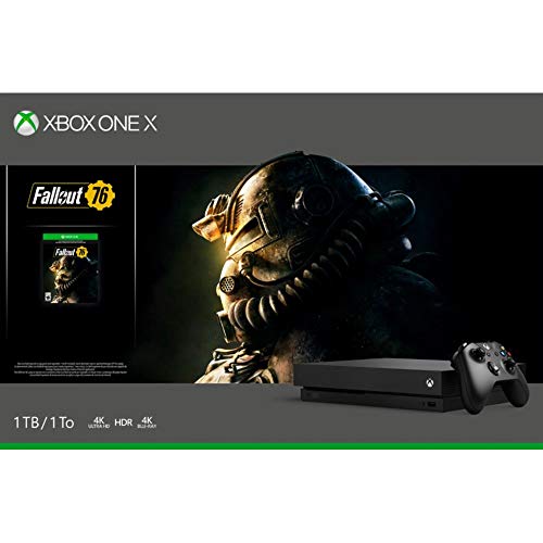 Microsoft Xbox One X 1 TB Fallout 76 צרור עם משחקי Rockstar Red Dead Redemption 2 עבור Xbox One & Microsoft Xbox Live Live 3 חודשים זהב
