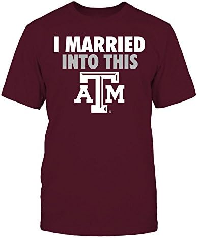Thanprint Texas A&M Aggies חולצת טריקו - נשואה לזה