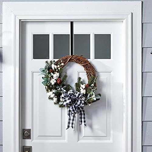 קליבו קליבו חג המולד של Keyboo 15 אינץ 'ווים לקישוט לחג המולד של דלת הכניסה מתכת מעל הדלת וו בגדים מעשיים, כובע, וו מגבת ווים של זרי חג