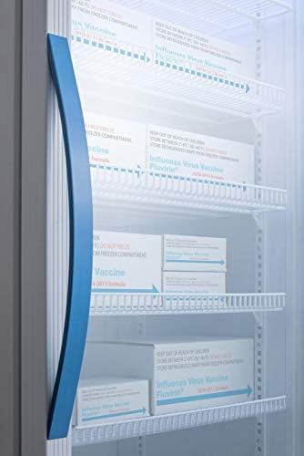 Summit Appliance Arg3PV Pharma-VAC Series Series 3 Cu.ft. גובה נגדי חיסון מסחרי All-Refrigerator עם דלת זכוכית, הפשרה אוטומטית, תרמוסטט