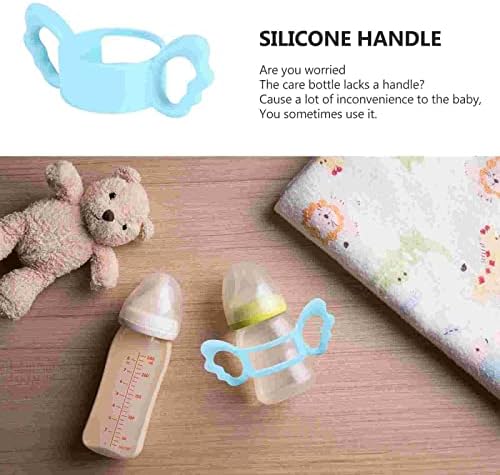 בקבוק תינוק ידית ידיות אחיזה מחזיק סיליקון סיעוד האכלת מזין בקבוקי אמא אביזרי חלקי משלוח החלפת ידיים רחב -