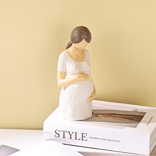 פסלון של אמא בהריון של LCCCK - דמות מפוסלת ביד, בתה מוקרית צלמיות הריון, מצפות לפיסול האם, נותנים למתנות של אשה בהריון ומתנות ליום האמהות