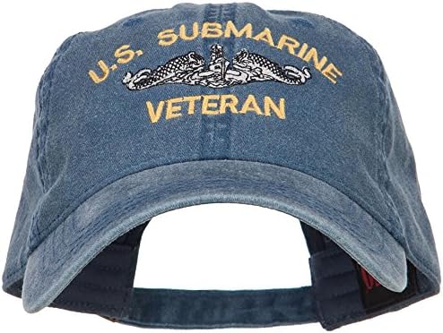 e4Hats.com אמריקאי צוללת ותיק צבאי רקום שטף כובע