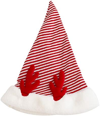1 מחשב חג המולד כובע פסטיבל קישוטי חג המולד כובע חג המולד דקור המפלגה טובות
