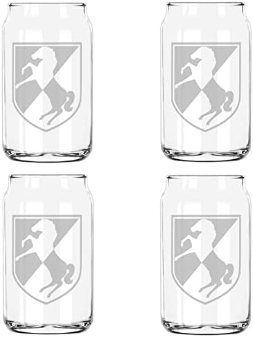עיצובים של ספל חלב גדוד פרשים משוריין 11 חרוט 5 גרם בירה יכולה לטעום חבילת זכוכית של 4