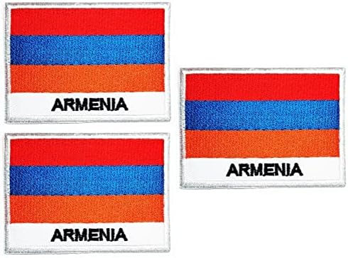 מדינה ארמניה דגל סט. תיקוני ארמניה לאומי דגל אפליקצית רקום תג עבור חולצות מעילי נעלי תרמיל בגדי תלבושות