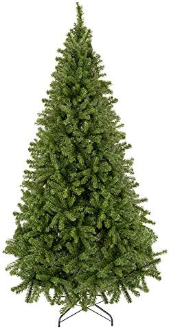 CYAYQ 7.5ft תלויים באשוח מלא עץ חג המולד מלאכותי, 1450 טיפים לענף הרכבה קלה מתקפלת עם רגלי מתכת מוצקות לקישוט חג