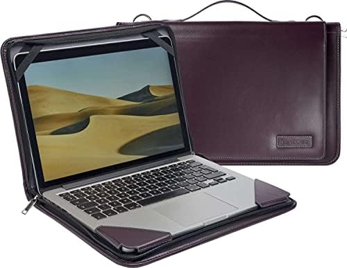 מארז מסנג'ר מחשב נייד סגול של Broonel - תואם ל- Asus vivobook Go 12 L210 11.6 מחשב נייד דק במיוחד