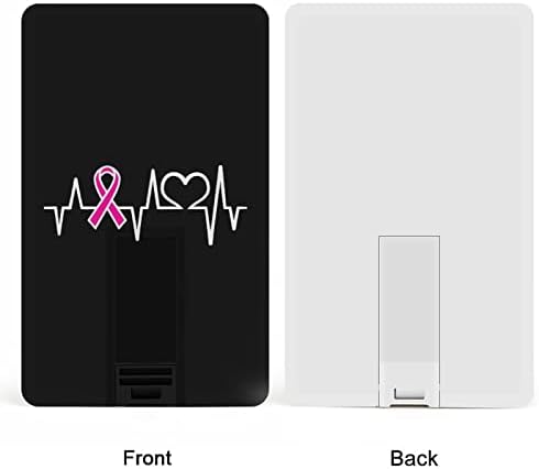 סרטן שד פעימות לב USB פלאש כונן אשראי עיצוב כרטיסי USB כונן פלאש המותאם אישית מקש מקל זיכרון 64 גרם