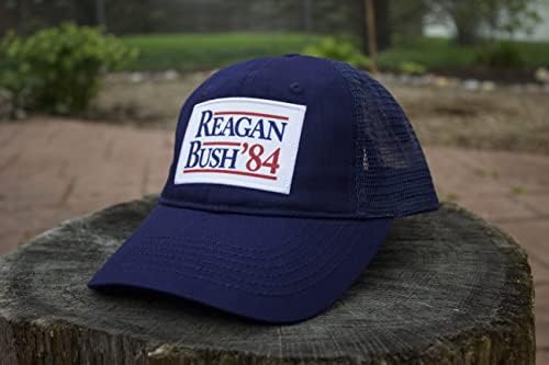רכס עירוני רייגן בוש ' 84 כחול כהה כובע עם תיקון סובלימציה