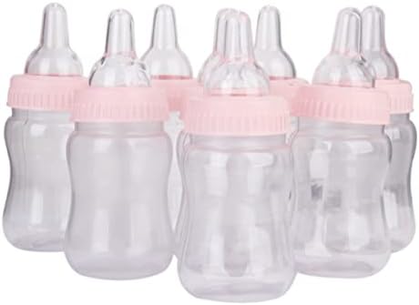 טויוויאן מזין סגנון סוכריות סוכריות בקבוק עבור תינוק מקלחת מיני למילוי מזין תינוק מקלחת טובות בקבוק, 12 יחידות תינוק