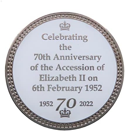 מלכת Uwariloy אליזבת השנייה מטבעות הנצחה 2022, היובל הפלאטי-נום של מלכת הוד מלכותה מטבע לא מחולק, מטבעות לאספנים רויאל, מטבע אספנים, קישוטים