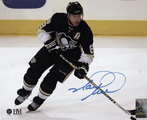 מארק רקצ'י חתימה 8x10 פינגווינים פיטסבורג - תמונות NHL עם חתימה