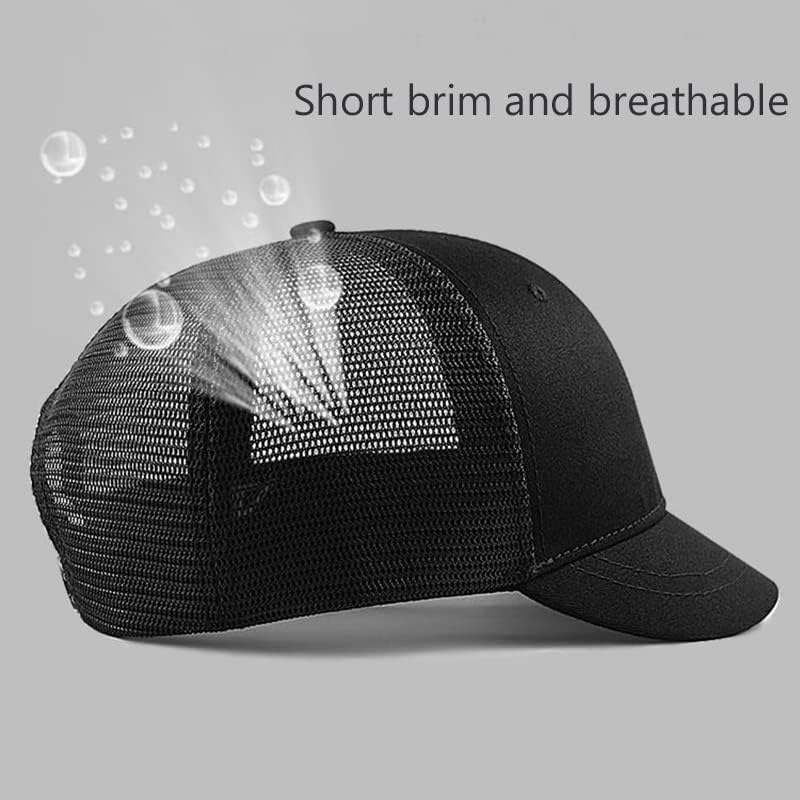 Fashixd Hat Bill Hat Plus Size Shess Baseball Cap קיץ נושם נושם שוליים כובע ספורט ספורט כובע