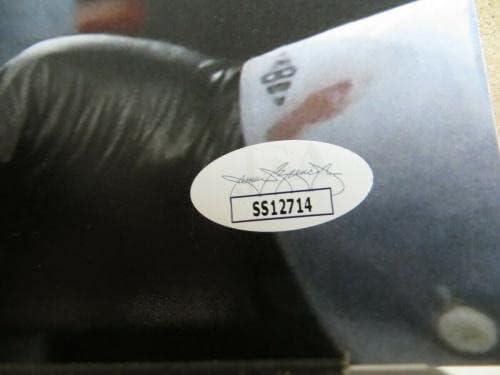 ברנרד הופקינס חתום על חתימה 16x20 פוסט צילום קרב WIN JSA SS12714 - תמונות אגרוף עם חתימה