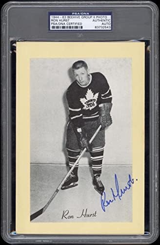 1944-63 BATEIVES RON HURST SP חתום/חתום - PSA/DNA - תמונות NHL עם חתימה