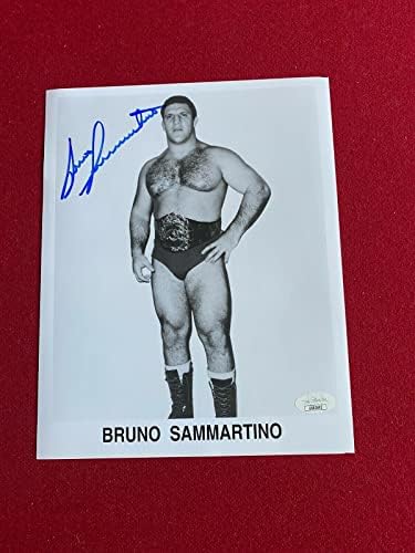 ברונו סמרטינו חתימה 8 x 10 צילום - תמונות היאבקות עם חתימה