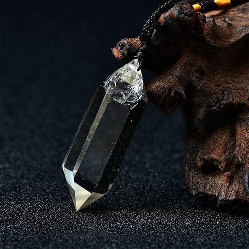 Ganggu Citrine Clear Reiki קוורץ מטוטלת Gemstone Gemstone Charm תליון אופנה מתנה גביש קסם תליון