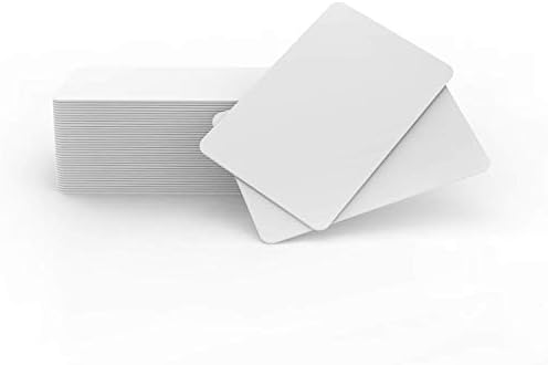 כרטיסי הזרקת דיו להדפסה 250 יחידות, תואמים למדפסות הזרקת דיו של אפסון וקנון, חומר עמיד למים בעובי 80 76 מ מ, שני הצדדים יכולים להדפיס
