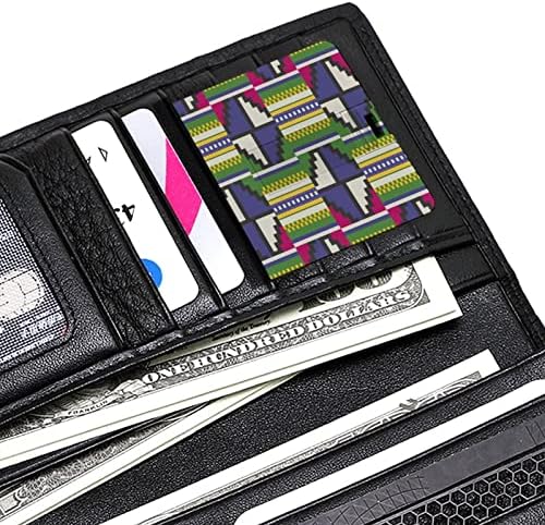 בד הדפסת שבט קנטה כרטיס אשראי USB כונני פלאש בהתאמה אישית מזיכרון מפתח מתנות תאגידיות ומתנות לקידום מכירות 64 גרם