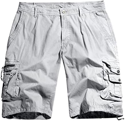 מכנסי מטען לגברים של Ozmmyan מכנסיים קצרים מהיר של אימון יבש ספורט