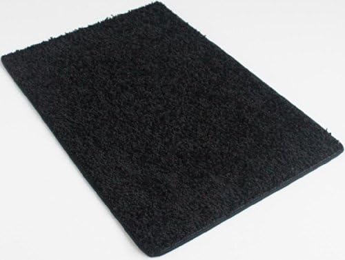 שרוף שחור גומי - 2'x3 'שטיח שטיח בהתאמה אישית