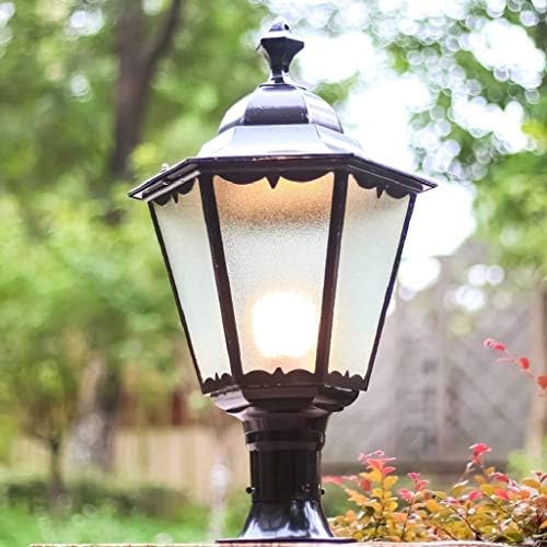 מנורת דשא של XJJZS, מנורת גן נפת נוף נוף נוף, מנורת גינה אטומה למים, סגנון אירופי