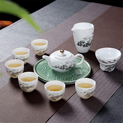 ערכות תה חרסינה של Wionc ערכות תה פריטי כוסות כוסות סירים כלי מטבח ספלי קרמיקה
