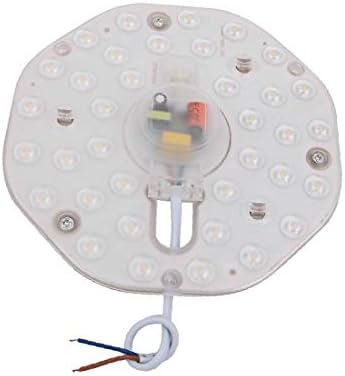 X-DREE AC185-265V 18W LED תקרה עגולה עגולה מודול עדשה אופטית אור 48-LED 4000K (AC185-265 ν 18W LED de Techo Redondo Conente óptica y Módulo