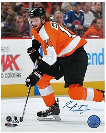 שון קוטורייר חתום על פליירים פילדלפיה 8 x 10 צילום - 70530 B - תמונות NHL עם חתימה