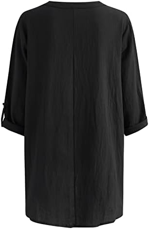 חולצות שרוול ארוך לנשים של אייאסו מודפסות עולות על חולצות צווארון עגול טוניקה רפויה חולצה חורף