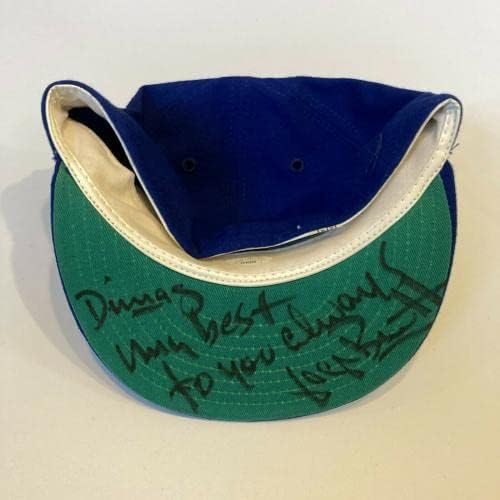 ג'ורג 'ברט חתם על וינטג' קנזס סיטי רויאלס דוגמנית כובע בייסבול כובע JSA COA - כובעי MLB עם חתימה