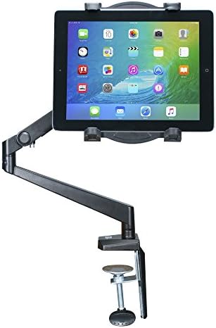 הרכבה על זרוע שולחן - הרכבה על זרוע מתכתית CTA עם מערכת ניתוב כבלים לאייפד 7/8/ 9 Gen 10.2 , iPad Pro 11, iPad 5 & 6 Gen, וטבליות אחרות