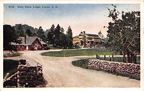 Custer Lodge Lodge Coster, South Dakota SD גלויות