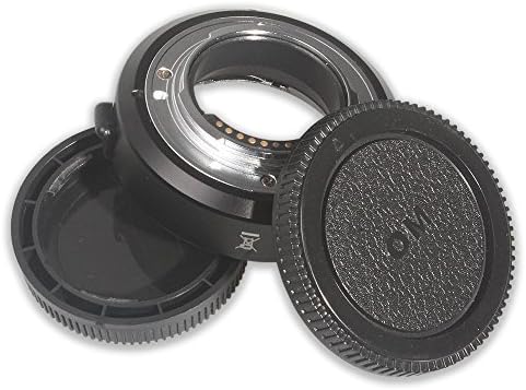 אלקטרוניקה של Metermall עבור Commlite CM-FT-MFT אלקטרונית אלקטרונית מיקוד עדשה טבעת מתאם מתאם למצלמת Canon Olympus M4/3 Series DSLR