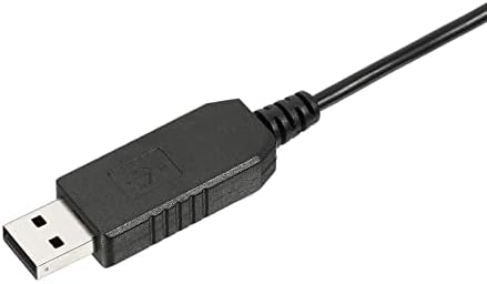Patikil 6W 1a USB שלב על ממיר מתח, 2 חבילות DC 5V עד DC 9V מתאם אספקת חשמל מתאם 90 מעלות כבל 5.5x2.5 ממ לרמקולי נפת נתב רמקולים LED