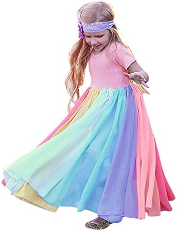 יום הולדת לקשת מפלגת המסיבות המסיבות שמלות שמלות שמלת נסיכה ילדות ילדות שמלות תינוקות 0-24