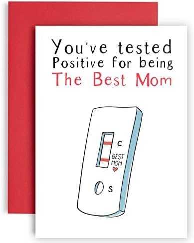 האקסטרס כרטיס מצחיק לאמא-איכות פרימיום 5 כרטיסי ברכה לאהובים-כרטיס יום האם הומוריסטי בדקת כרטיס יום הולדת חיובי לאמא