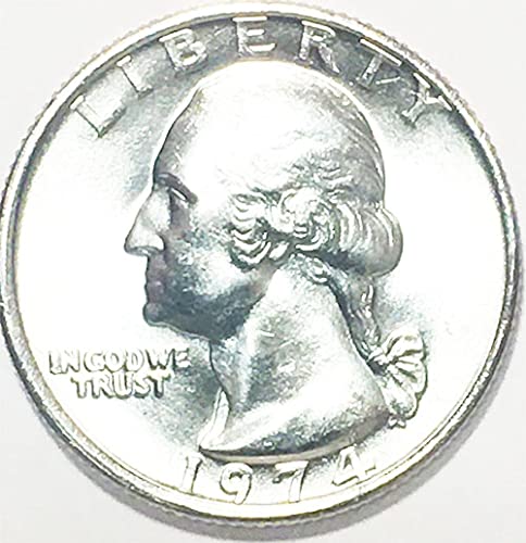 1974 P, D BU Washington Ravarters Choice Uncirculated Us Mint 2 SET COIN SET
