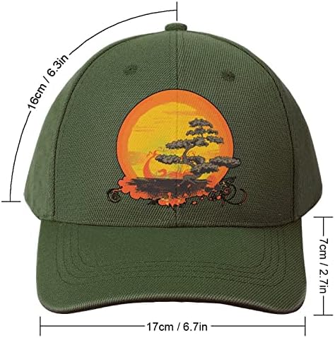 כובע בייסבול של בונסאי עץ כובע אבא וינטג 'כובע ראש מתכוונן לגברים נשים