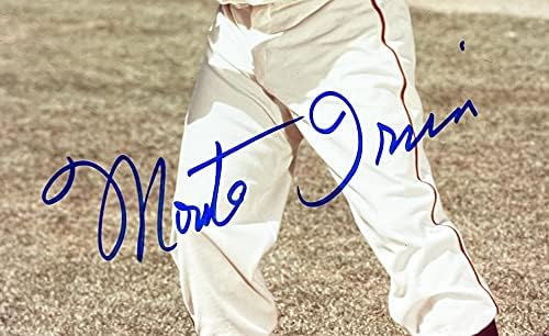 מונטה אירווין חתמה 8x10 תצלום בייסבול בניו יורק JSA