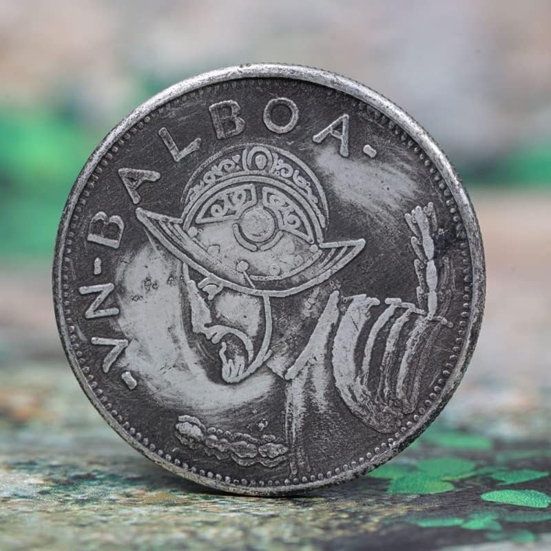 הרפובליקה של פנמה 1934 דולר כסף מטבע חוץ מכסף עגול מטבעות עתיקות אוסף מטבעות עתיקות אוקיינוס