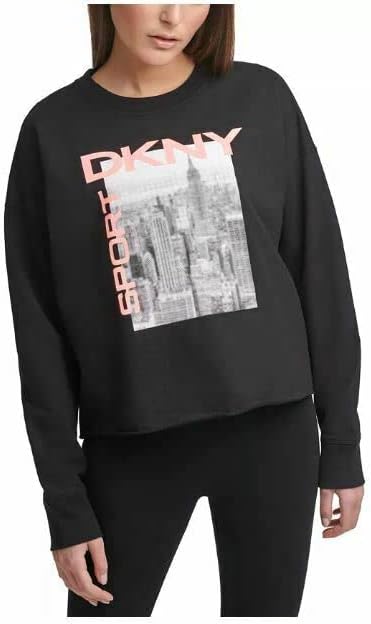 DKNY Sport City City Skyline Stepshirt Graphirt Black