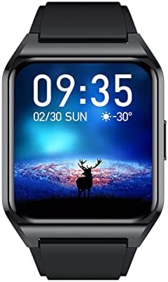Ecens H60 Watch Smart, 1.69 גשש כושר של שעון חכם לאנדרואיד ו- iOS עם מעקב אחר שינה דופק, 28 מצבי ספורט, חמצן דם, שעון כושר לגברים נשים