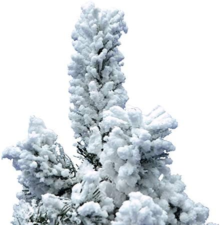 Vickerman 3ft. נוהר אלסקה לא מנחה לבן על עץ חג המולד הירוק w/ 116 טיפ
