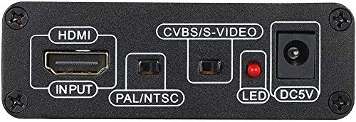 1080p HD ל- AV Composite/S-Video Converter HD ל- CVBS/S-Video מתאם ממיר וידאו