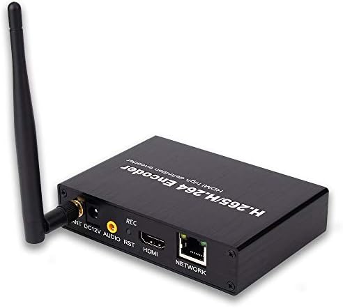 Exvist H.265 1080p WiFi HDMI מקודד וידאו HDMI ל- RTMP מקודד W/SD Card Slot Max. 128 גרם DDNS HTTP ONVIF RTMP RTSP TS UDP HIKVISION PROTOOL