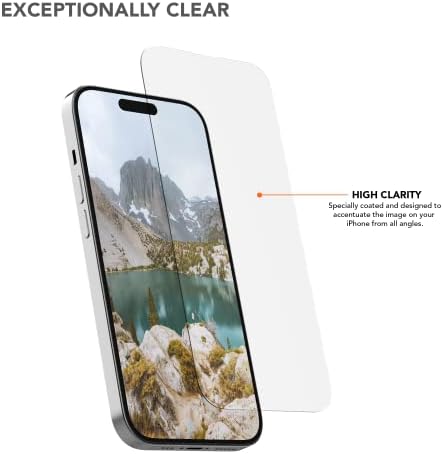 רוקפורם-אייפון 14 פרו מקס נשר 3 מארז + ערכת מגן מסך שקופה עם 2 חבילות